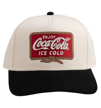Gorra de talla única color marfil y negro