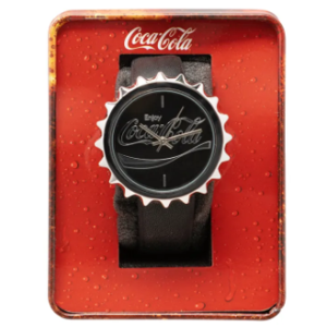 Reloj con tapa de botella de Coca-Cola
