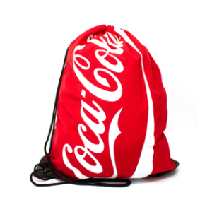 bolsa roja con cordón