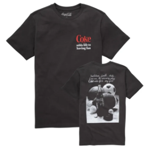 camiseta unisex deportiva de Coca-Cola
