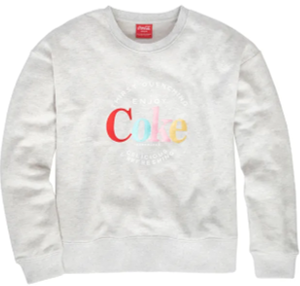 Sudadera de felpa color avena para mujer