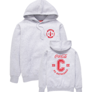 Sudadera gris jaspeada para mujer.