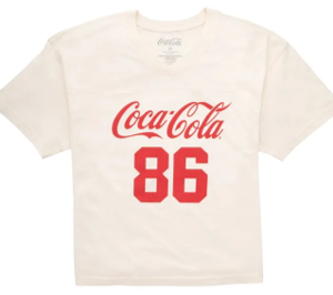 Camiseta de punto color marfil para mujer.