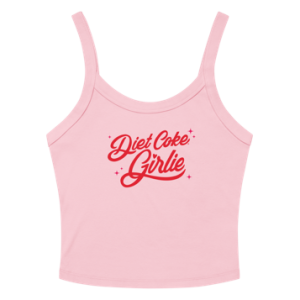 clásico con la camiseta corta Diet Coke Girlie